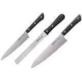 Set of 3 Samura Harakiri Kitchen Knives 0230B #2