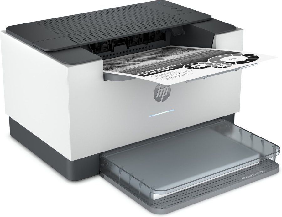 HP LaserJet HP M209dwe Printer, Sort og hvid, Printer til Sm kontorer, Print, Trdls forbindelse; HP+; Kompatibel med HP Instant ink; Tosidet print; JetIntelligence-patron; #4