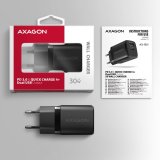 Axagon ACU-PQ30 Ladegert QC3.0, 4.0/AFC/FCP/PPS/Apple+ PD USB-C, 30W - schwarz - Kompaktes Ladegert - 1x USB-C und 1x USB-A Mobiltelefon, Smartphone, SmartWatch, Tablet, Universel Sort Vekselstrm Hurtig opladning Indendrs #10