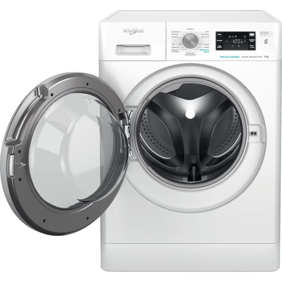 Fritst�ende vaskemaskine Whirlpool FFB 9258 SV DA 9 kg, 1200 omdrejninger pr. minut, hvid #4