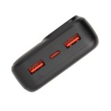 Powerbank RIVACASE 20000 mAh USB-C 20W + LCD sort (1x I/O USB-C PD 18W / PD 20W, 2x USB-A QC 3.0 18W, LCD, sort) #6