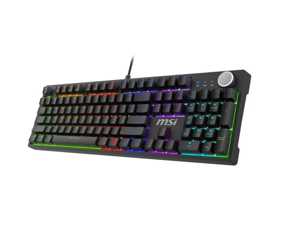 MSI FORGE GK320 RED tastatur Spil USB QWERTY Engelsk Sort #2