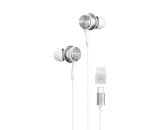 Maxell XC1 USB-C-hovedtelefoner med ledning og USB-A-adapter hvid #1