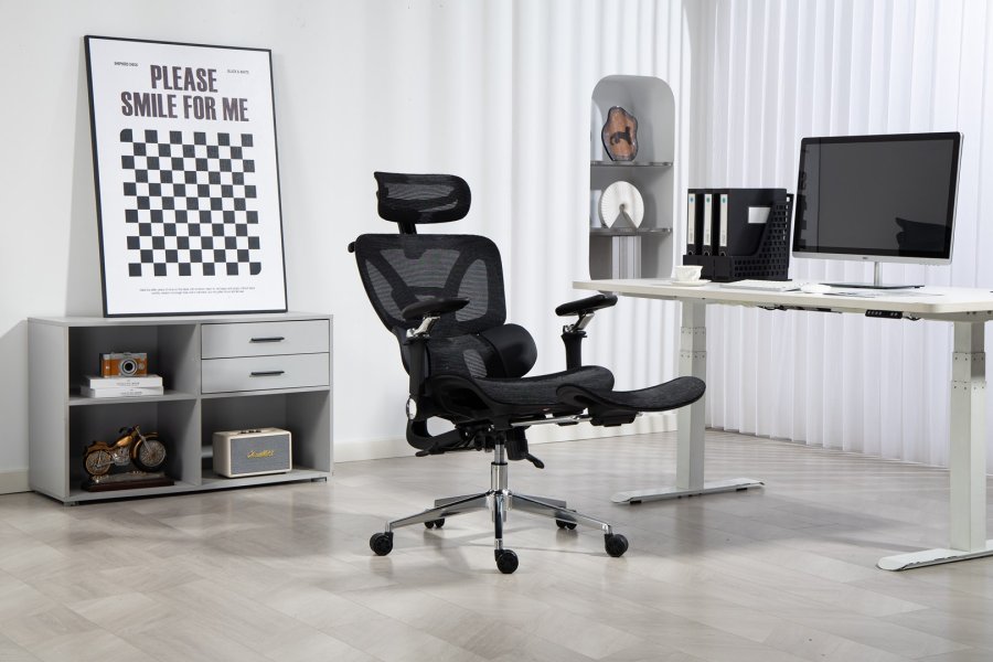 Activejet ergonomisk kontorstol YK848 sort #46