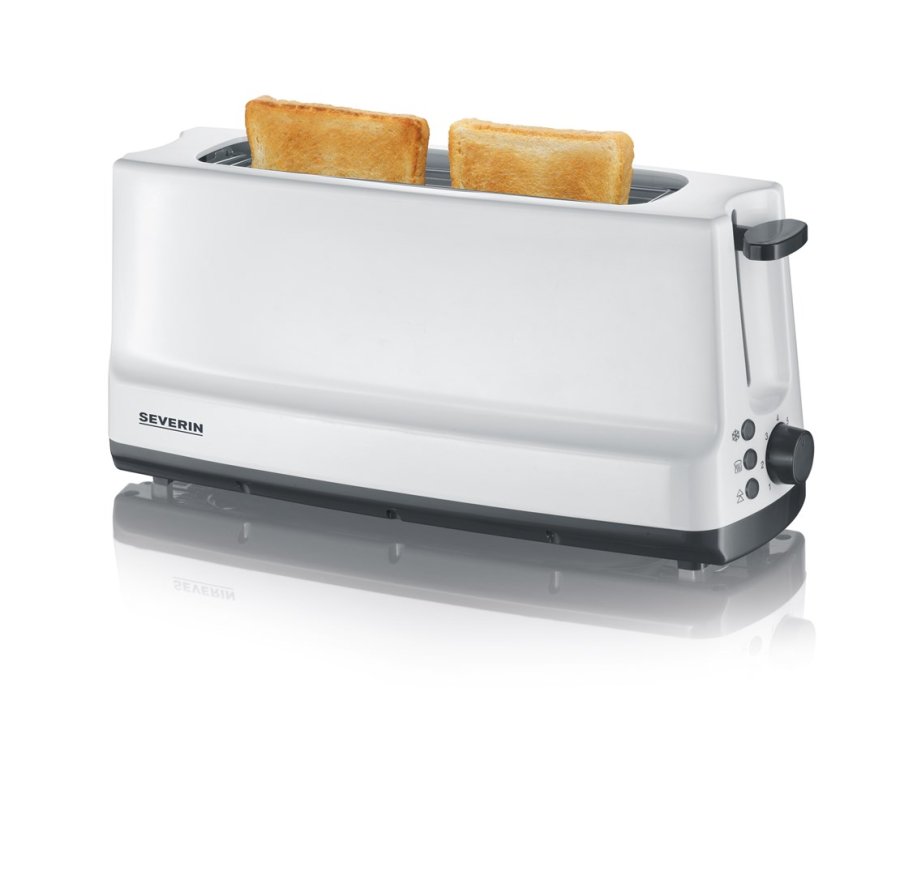 Severin AT 2232 brdrister 2 skive(r) 800 W Gr, Hvid #17