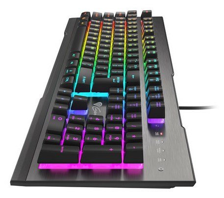 GENESIS Rhod 500 RGB tastatur Spil USB QWERTY Portugisisk Sort, Slv #4