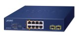 PLANET 2-Port 10/100/1000T 802.3bt Ikke administreret Gigabit Ethernet (10/100/1000) Str�m over Ethernet (PoE) Bl� #1