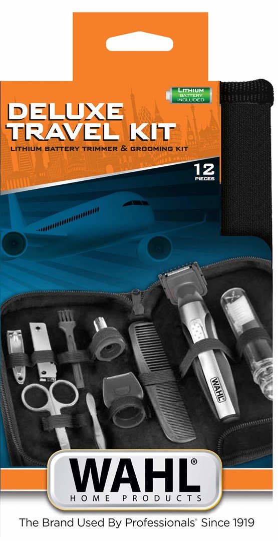Wahl Travel Kit Deluxe Sort, Rustfrit stl #3