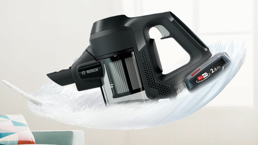 Bosch Serie 6 BBS611BSC stav stvsuger & elektrisk kost 2-i-1 stangstvsuger Batteri Dry Posels Sort 2,5 At #22
