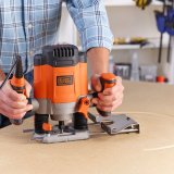 Black & Decker KW1200EKA-QS router og overfrser Sort, Gr, Orange #4