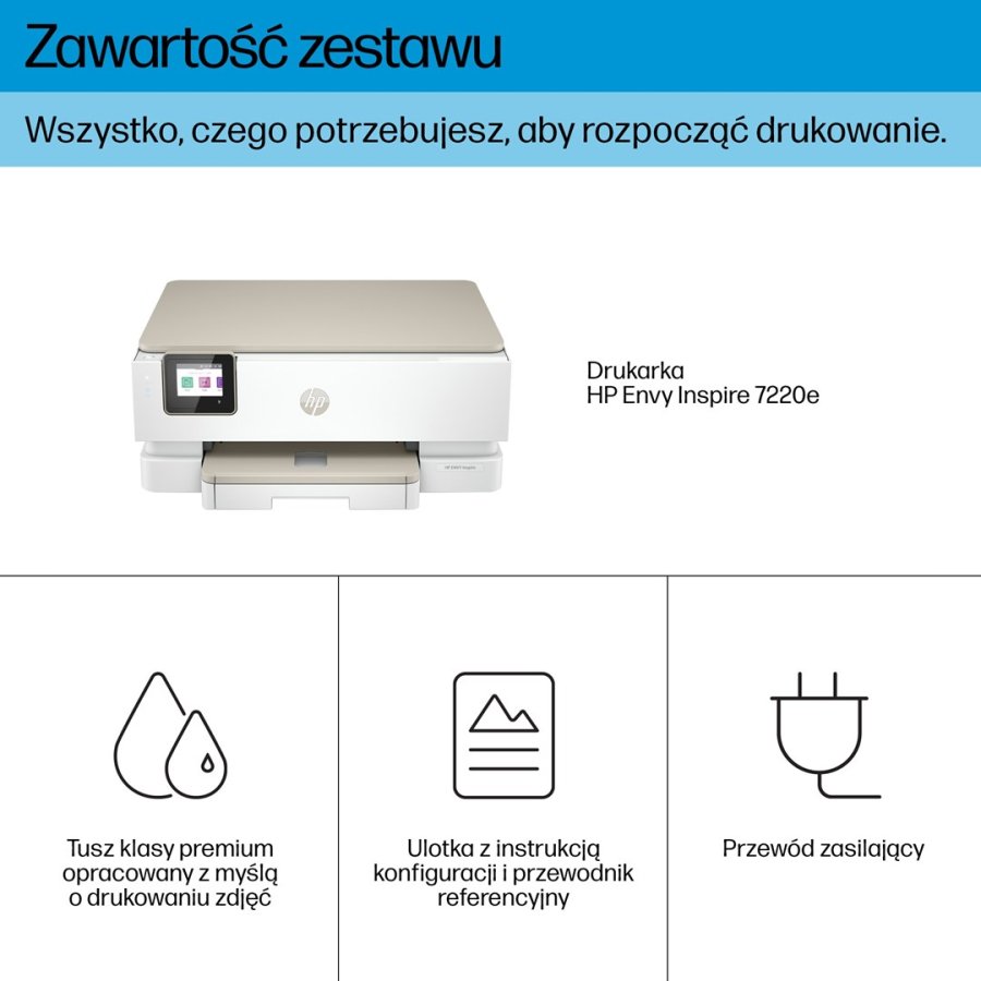 HP ENVY Inspire 7220e Trdlst All-in-One Farve Printer, Instant Ink; Kopimaskine, scanner #4