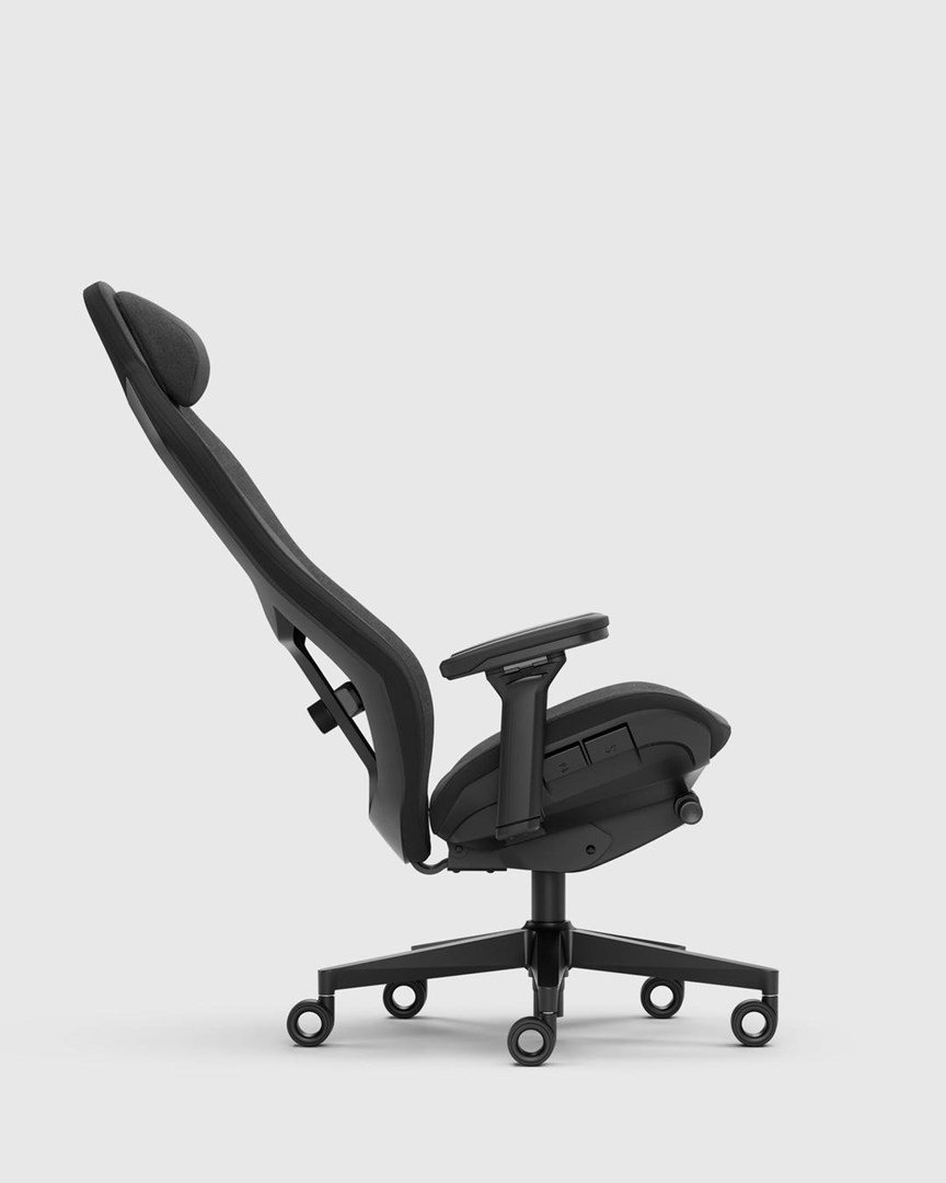 Fractal Design Refine 2 Fabric Dark PC gamingstol Polstret vatteret s�de Sort #3