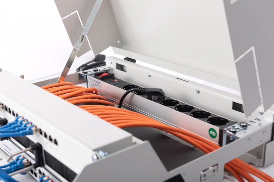 Digitus DN-19 04U-PB stativ 3U Vgmonteret stativ Gr #5