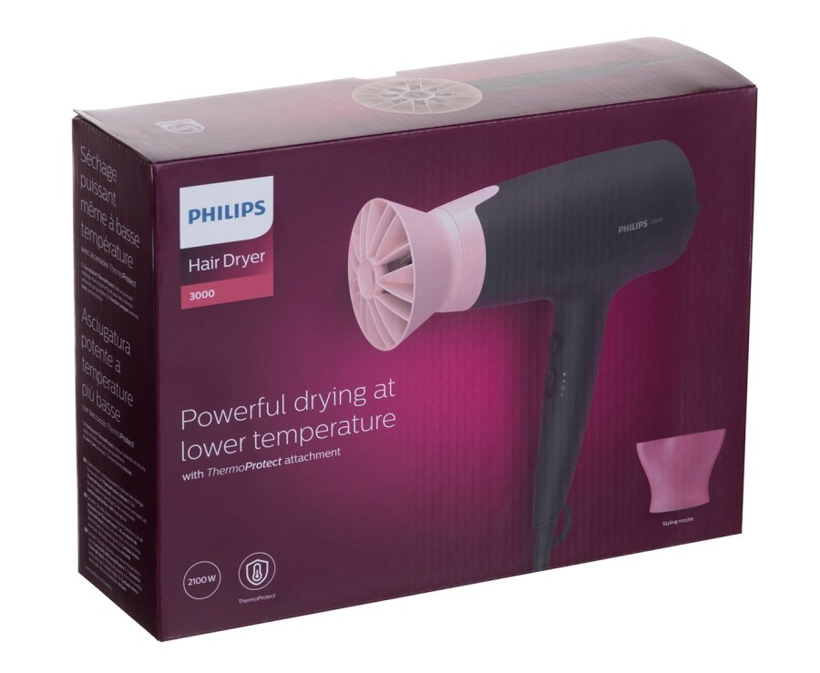 Philips 2100W hrtrrer med ThermoProtect-tilbehr #10