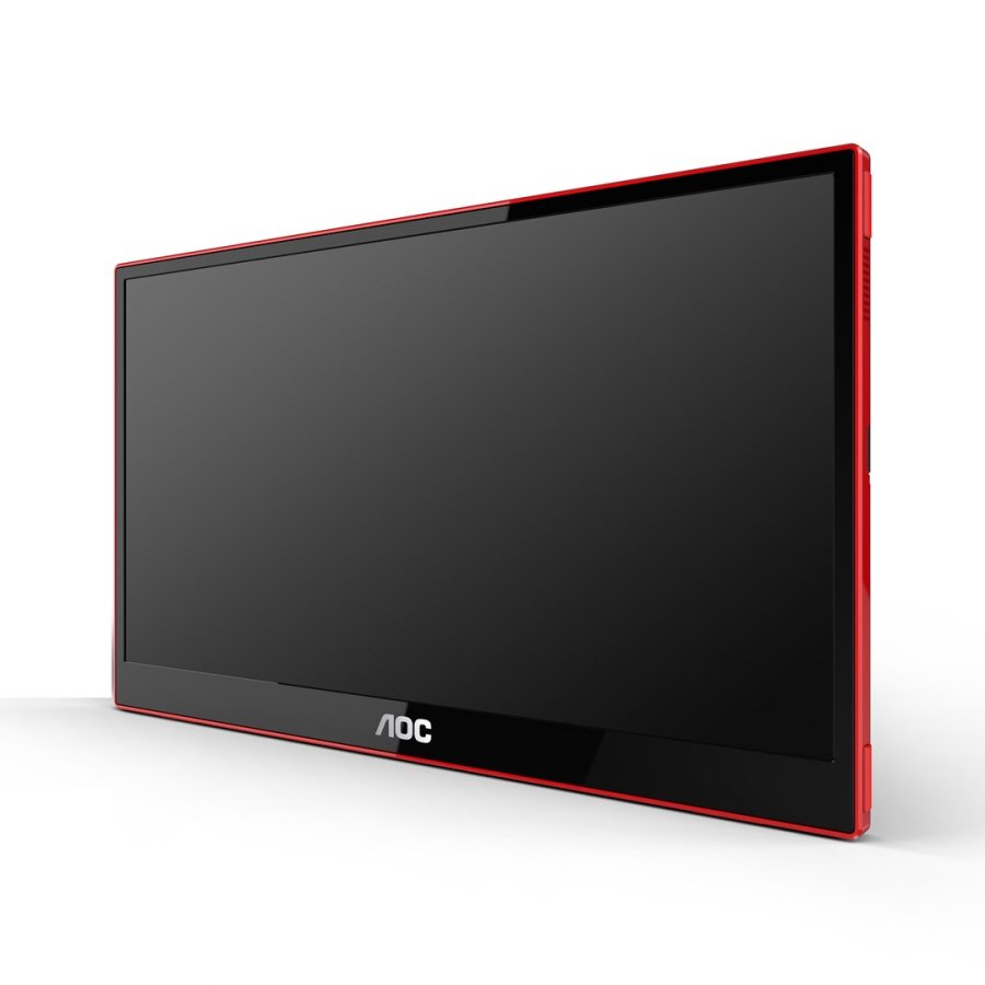 AOC 16G3 Brbart tv og skrm Brbar skrm Sort, Rd 39,6 cm (15.6