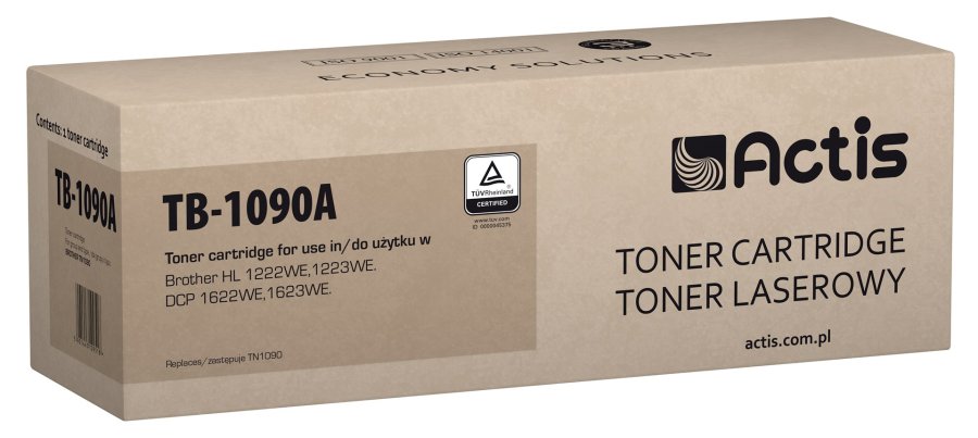 Actis TB-1090A tonerkassette (erstatning Brother TN-1090; standard; 1500 sider; sort) #1