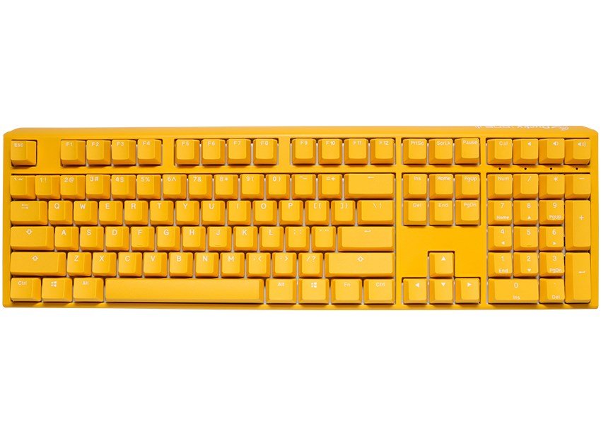 Ducky One 3 Yellow tastatur Spil USB Tysk Gul #1