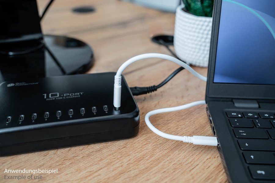 Alcasa PCA-D007S oplader til mobil enhed Tablet Sort Vekselstrm Hurtig opladning Indendrs #7