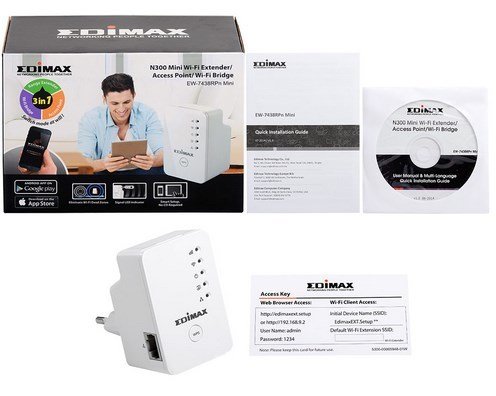 N300 Mini Wi-Fi Extender/Adgangspunkt/Wi-Fi Bridge Hvid #7