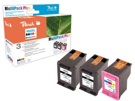 Peach 0F319640 bl�kpatron 3 stk Sort, Bl�, Magenta, Gul #1