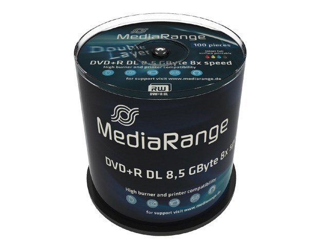 MediaRange MR471 tom DVD 8,5 GB DVD+R DL 100 stk #1