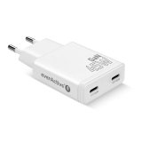 Charger GaN 2x USB-C Quick Charge 3.0 45W PD white #2