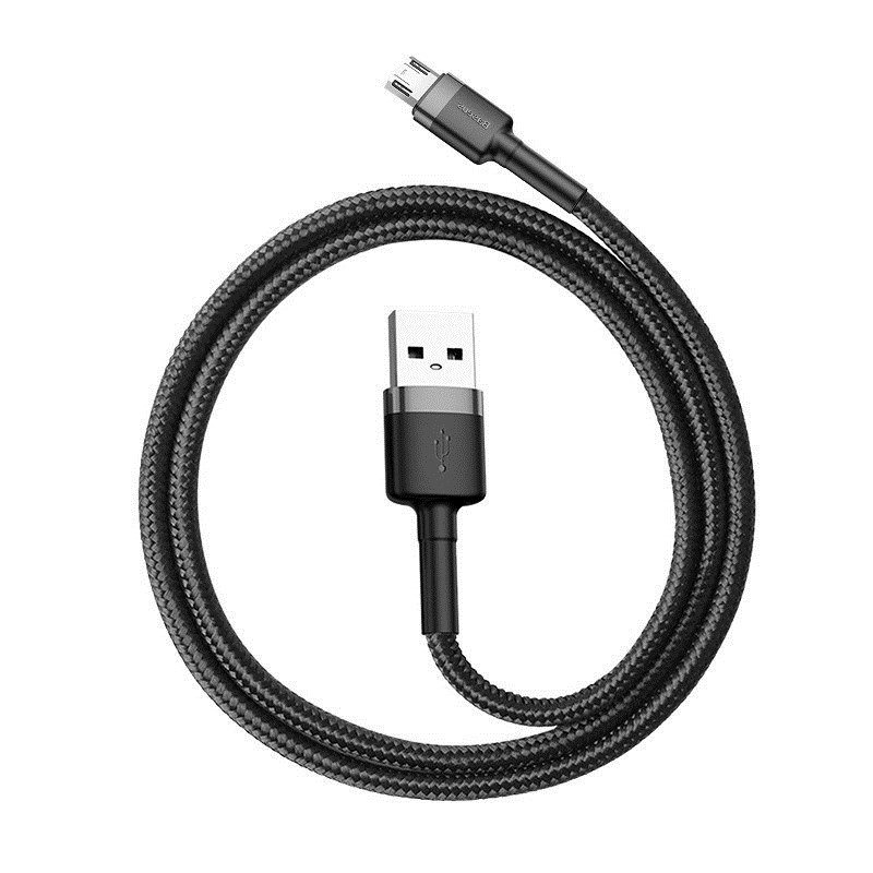Baseus Cafule 2.4A 1m Micro USB-kabel (gr/sort) #2