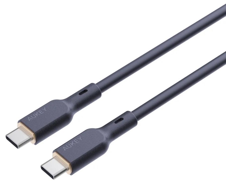 AUKEY CB-SCC101 USB-C Type-C Power Delivery PD 100W 5A 1m Silikon Sort #7