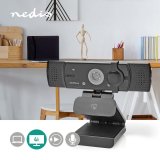 Nedis WCAM120BK webcam 8,3 MP 3840 x 2160 pixel USB 2.0 Sort #2