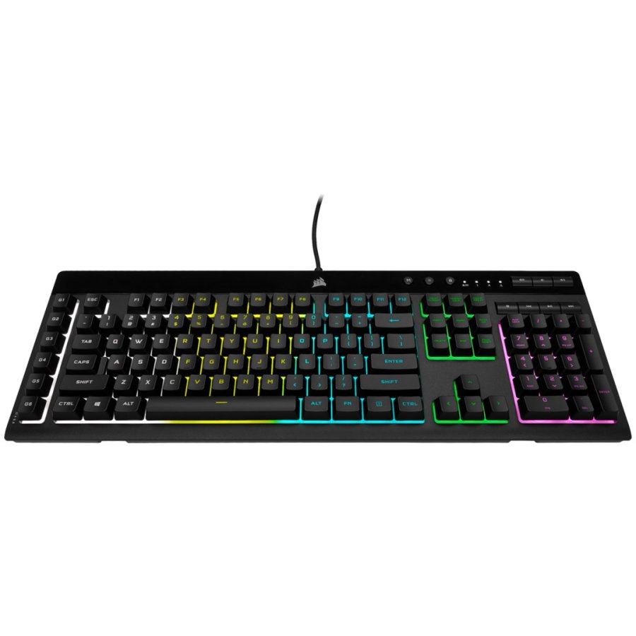 Corsair K55 RGB PRO tastatur Spil USB QWERTZ Tysk Sort #23