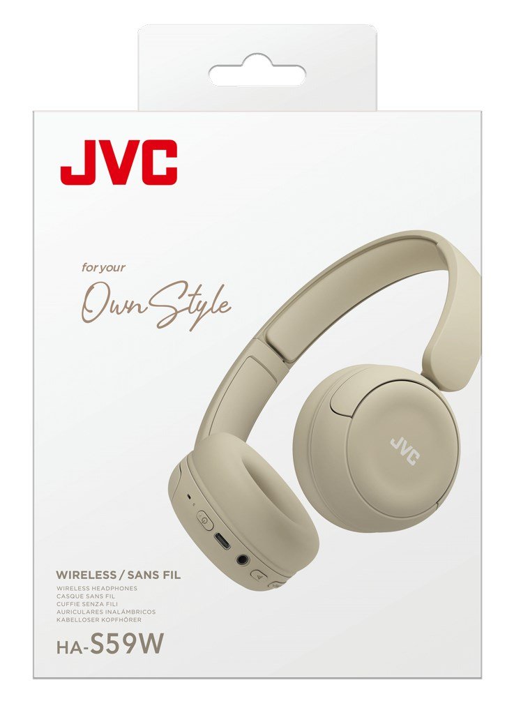 JVC HA-S59W Headset Kabel & tr�dl�s Musik/hverdag USB Type-C Bluetooth Beige #5