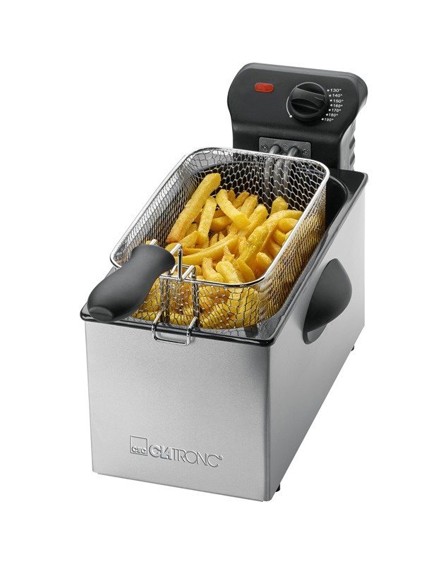 Clatronic FR 3586 Frituregryder 3 L slv, rustfrit stl Stand alone 2000 W #3