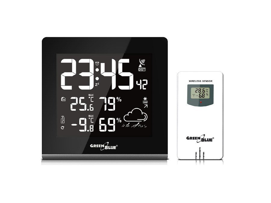 Greenblue 51193 Sort, Hvid LCD Batteri #5