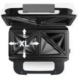 Tefal Snack XL SW7011 sandwichtoaster 850 W Hvid, Rustfrit stl #3