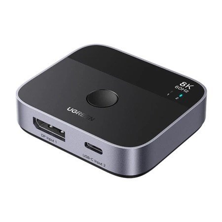Ugreen switch DisplayPort/USB-C til USB-C gr� #1