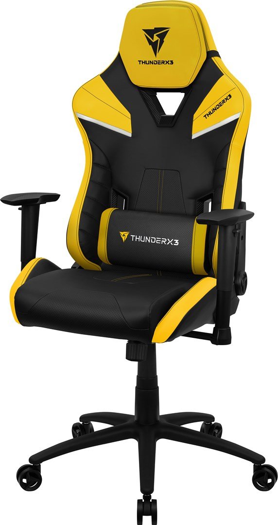 ThunderX3 TC5 Air Tech Universal gamingstol Polstret s�de Sort, Gul #1