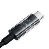 Baseus Gem USB A til USB C hurtigopladningskabel 1 m 100 W Sort #3