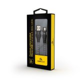 Cablexpert CC-USB2B-AMMBM-2M-BW USB-kabel USB 2.0 USB A Micro-USB B Sort #2