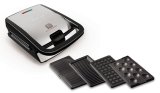 Tefal SW854D sandwichtoaster 700 W Sort, Rustfrit stl #1