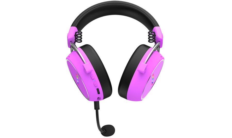 HATOR Hypergang 3 Wireless Headset Tr�dl�s Spil USB Type-C / USB Type-A Bluetooth Violet #3