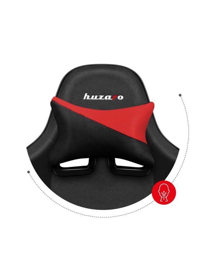 Huzaro Force 6.2 PC gamingstol Spand (vugge) sde Sort, Rd #22
