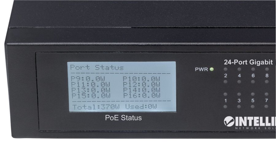 Intellinet 561242 netvrksswitch Ikke administreret Gigabit Ethernet (10/100/1000) Strm over Ethernet (PoE) 1U Sort #6