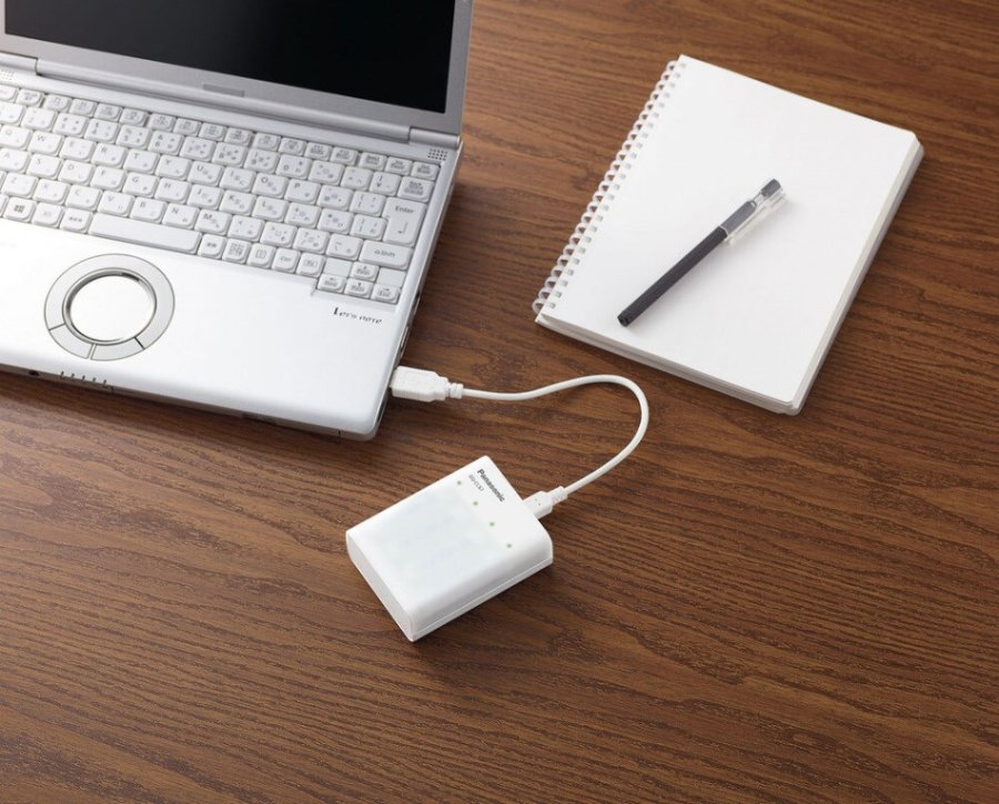 Panasonic Eneloop Smart Plus USB Travel BQ-CC87 4xAA  K-KJ87MCD40 #6