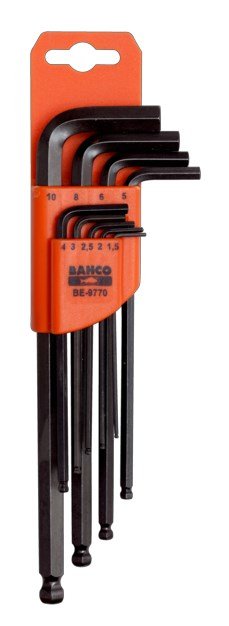 Bahco Unbrako-nglest, den lange ende er forsynet med kugle, metrisk #1