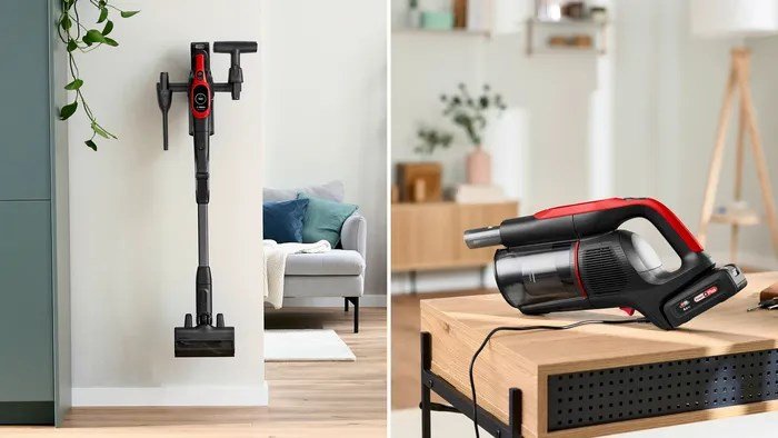 Bosch BCS1041PET stav stvsuger & elektrisk kost Stick vakuum Batteri Dry HEPA Posels 0,4 L 23,5 W Sort, Rd 4 At #31