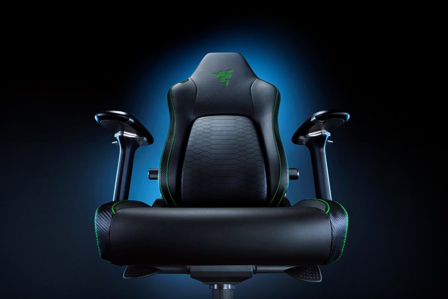 Razer Iskur V2 Gaming lnestol Polstret sde Sort, Grn #4