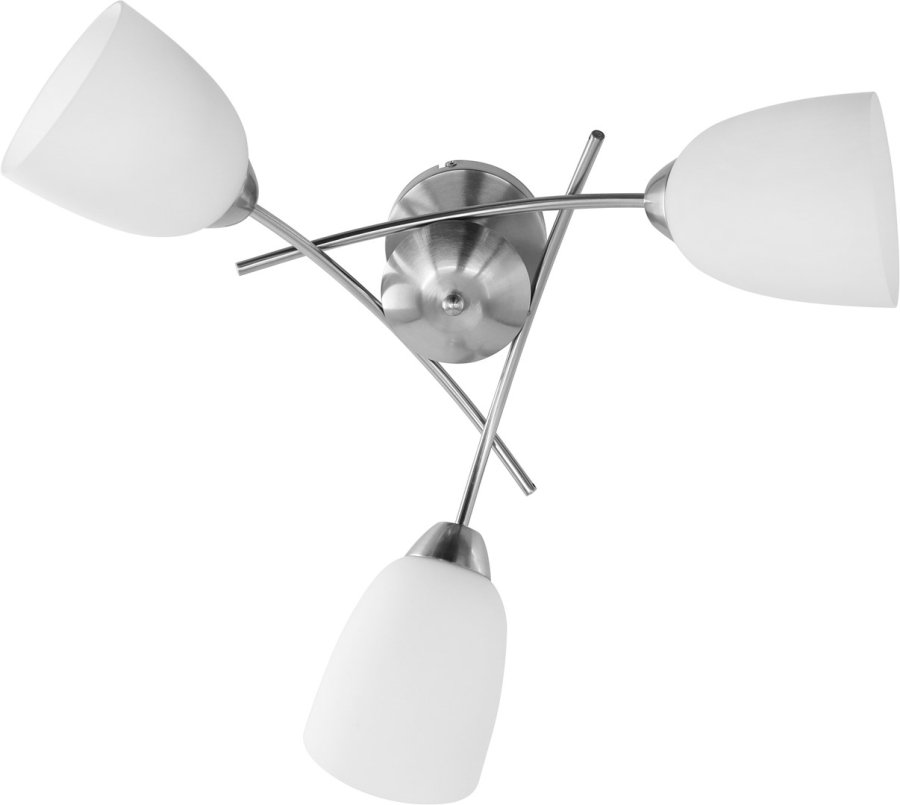 Activejet Klassisk lysekrone vedhng loftslampe NIKITA nikkel nikkel triple 3xE27 til stuen #2