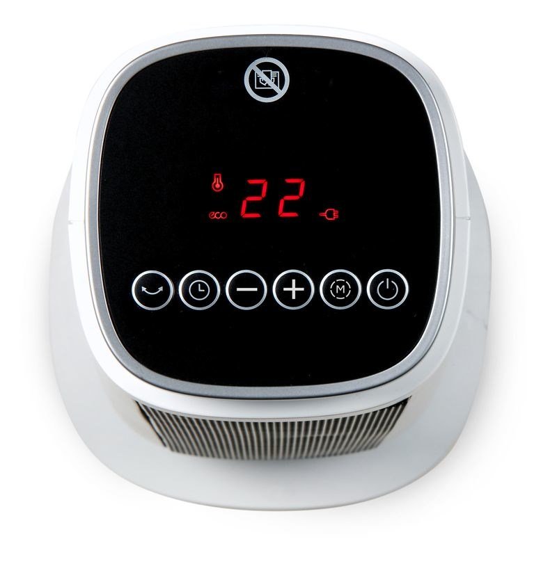 Domo DO7347H varmeapparat Indendrs Sort, Hvid 2000 W Husholdning trnventilator #13