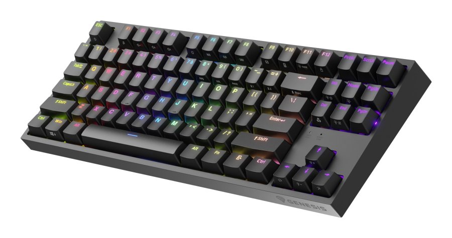 GENESIS Thor 404 TKL tastatur Spil USB QWERTY US International Sort #11
