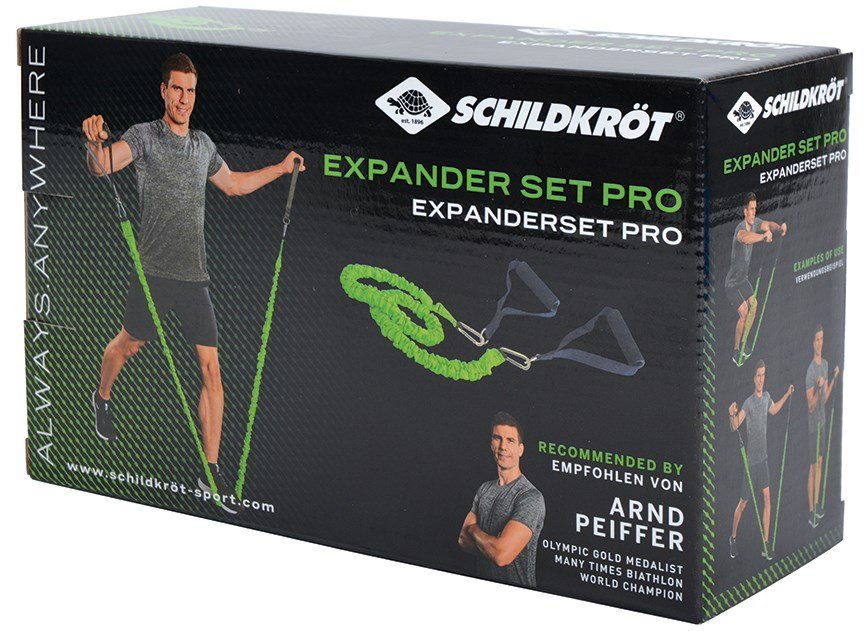 Schildkrt Fitness Expander Set Pro affjedringstrner Sort, Grn #5